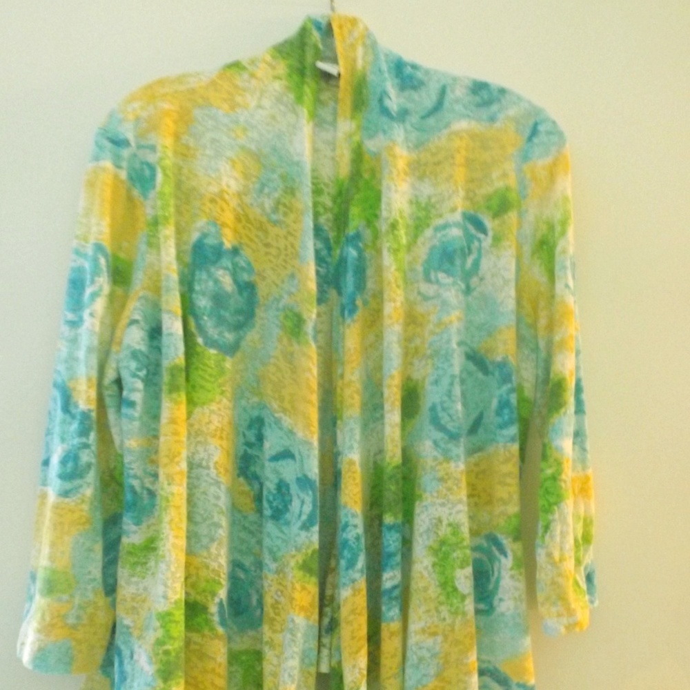 floral cardigan